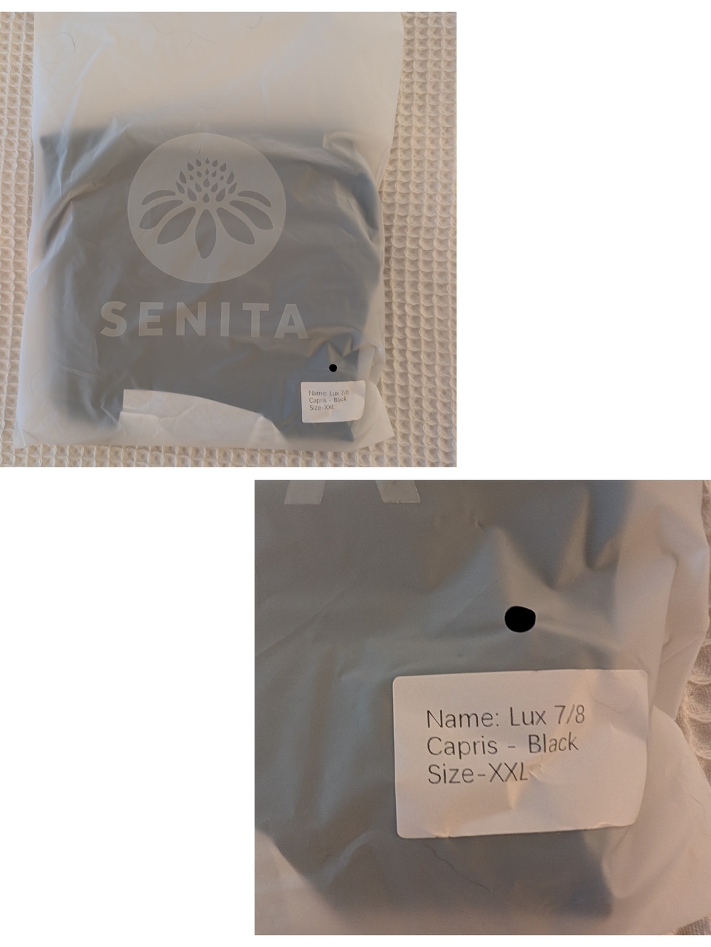Senita Active Lux Capris - Black